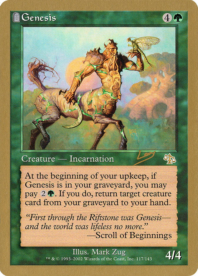 Genesis (Raphael Levy) [World Championship Decks 2002] | Odin's Place