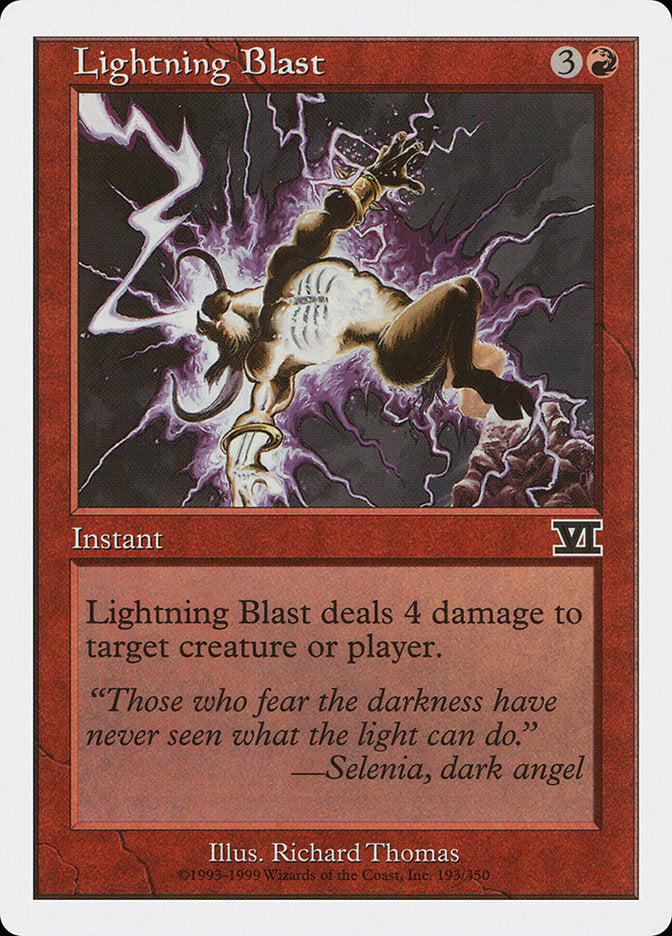 Lightning Blast (193) [Classic Sixth Edition] | Odin's Place