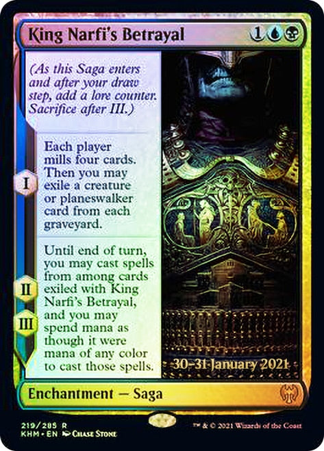 King Narfi's Betrayal [Kaldheim Prerelease Promos] | Odin's Place
