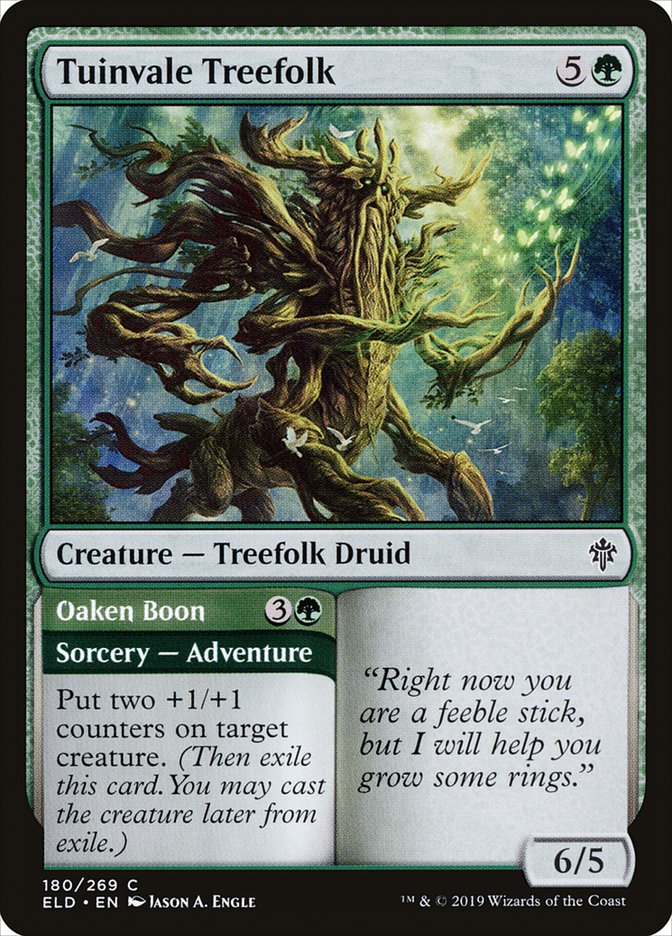Tuinvale Treefolk // Oaken Boon [Throne of Eldraine] | Odin's Place
