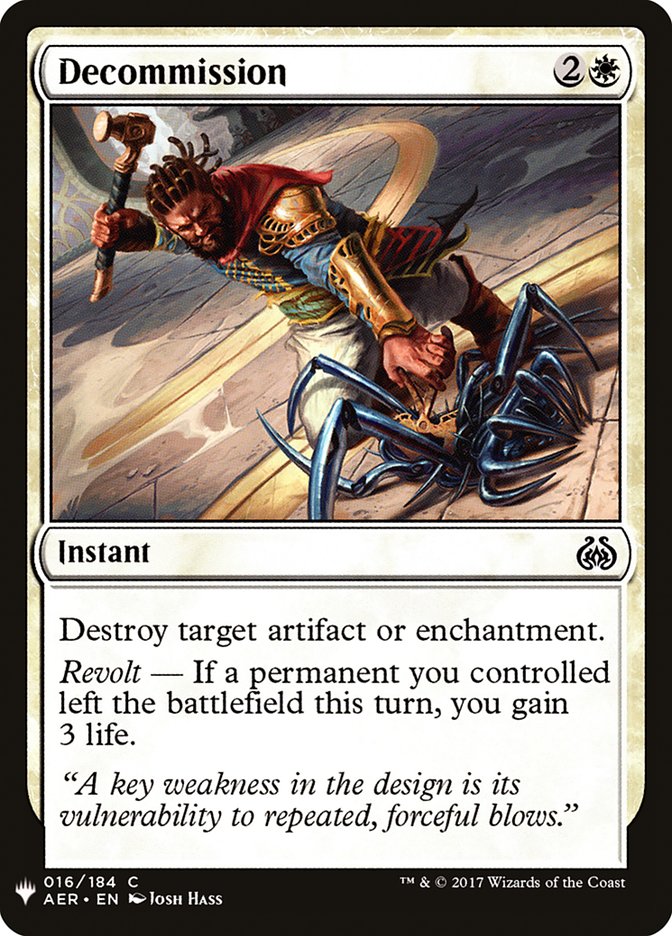 Decommission [Mystery Booster] | Odin's Place