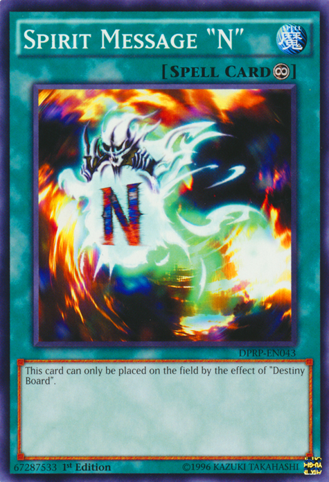 Spirit Message "N" [DPRP-EN043] Common | Odin's Place