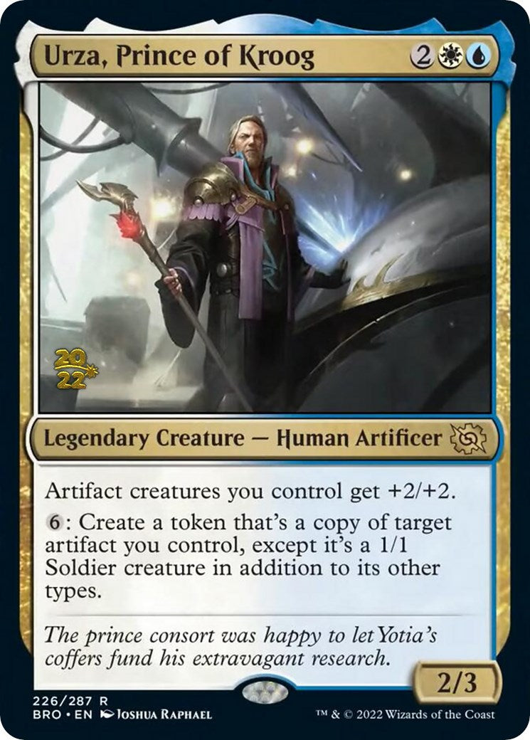 Urza, Prince of Kroog [The Brothers' War Prerelease Promos] | Odin's Place