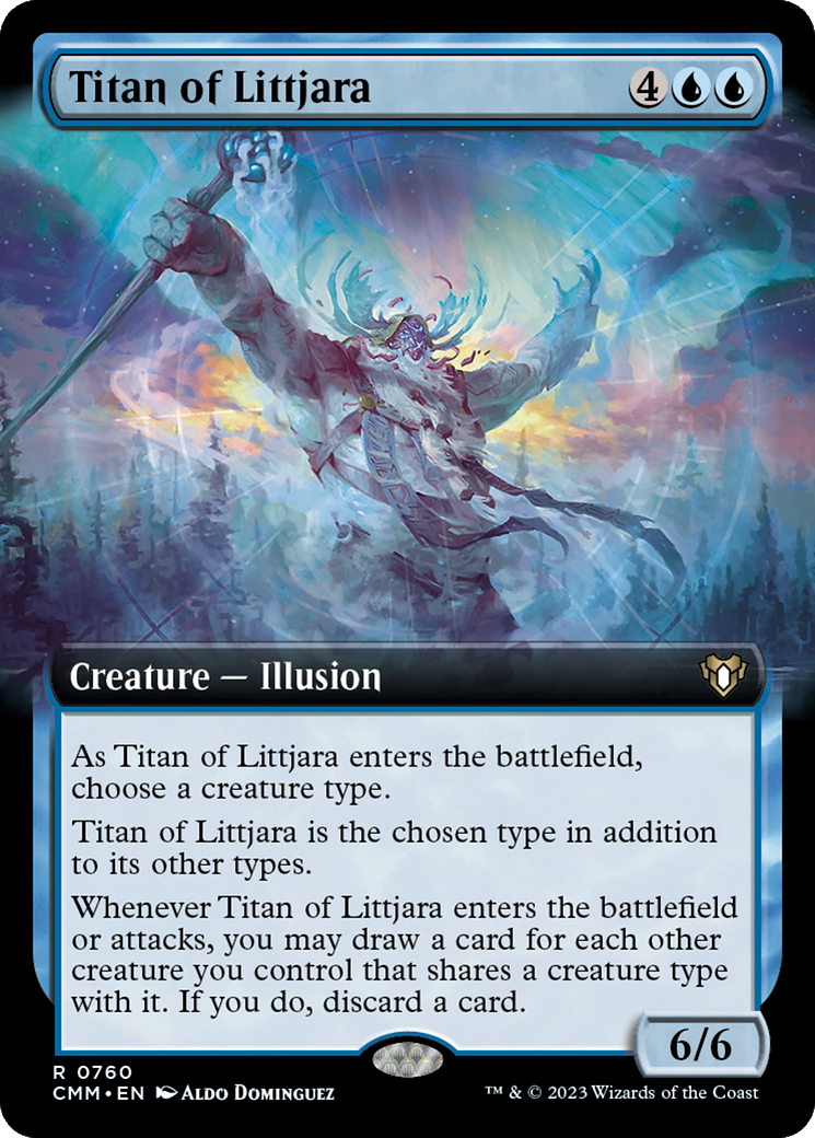 Titan of Littjara (Extended Art) [Commander Masters] | Odin's Place