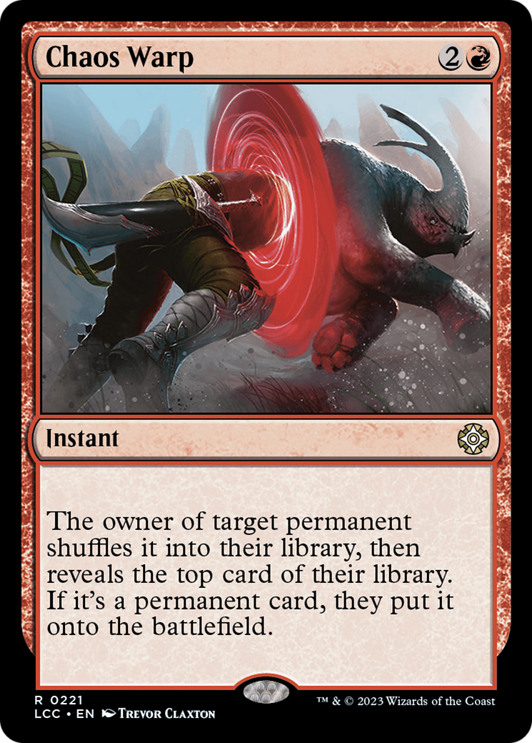 Chaos Warp [The Lost Caverns of Ixalan Commander] | Odin's Place