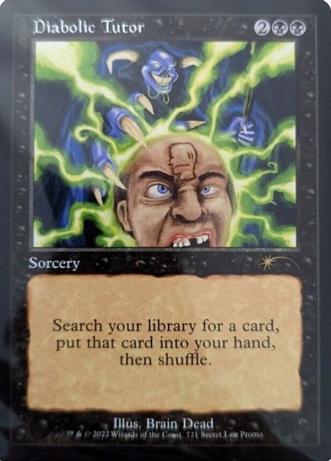 Diabolic Tutor (Retro) [Secret Lair Drop Promos] | Odin's Place