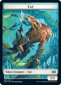Cat // Germ Double-Sided Token [Double Masters Tokens] | Odin's Place