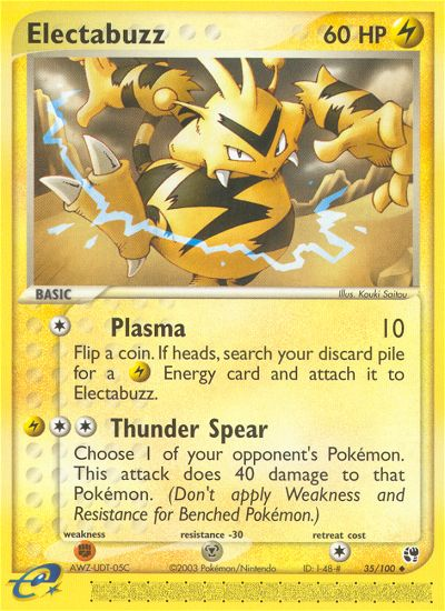 Electabuzz (35/100) [EX: Sandstorm] | Odin's Place