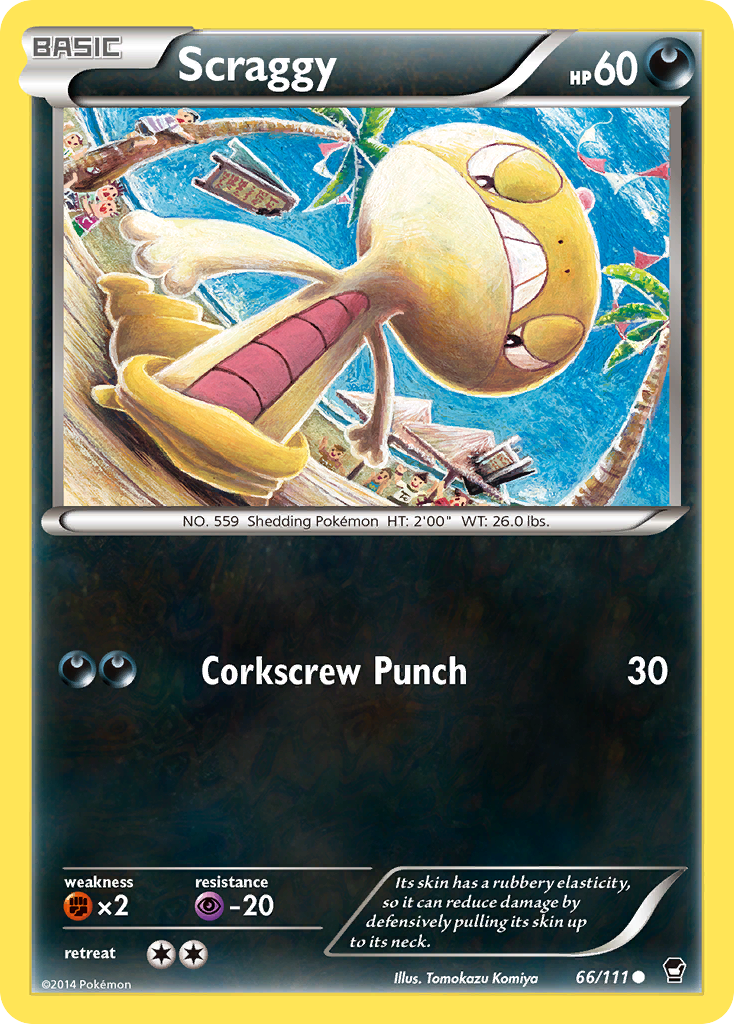 Scraggy (66/111) [XY: Furious Fists] | Odin's Place