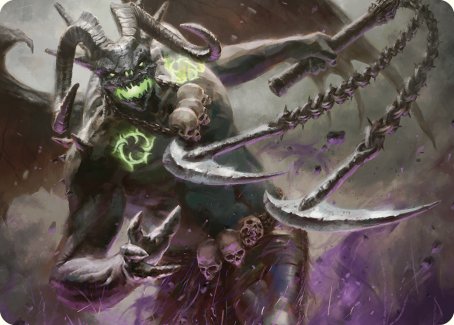 Archfiend of Despair Art Card [Commander Masters Art Series] | Odin's Place
