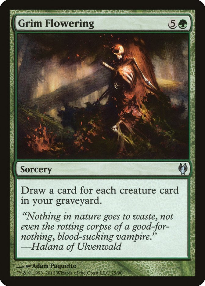 Grim Flowering (75) [Duel Decks: Izzet vs. Golgari] | Odin's Place