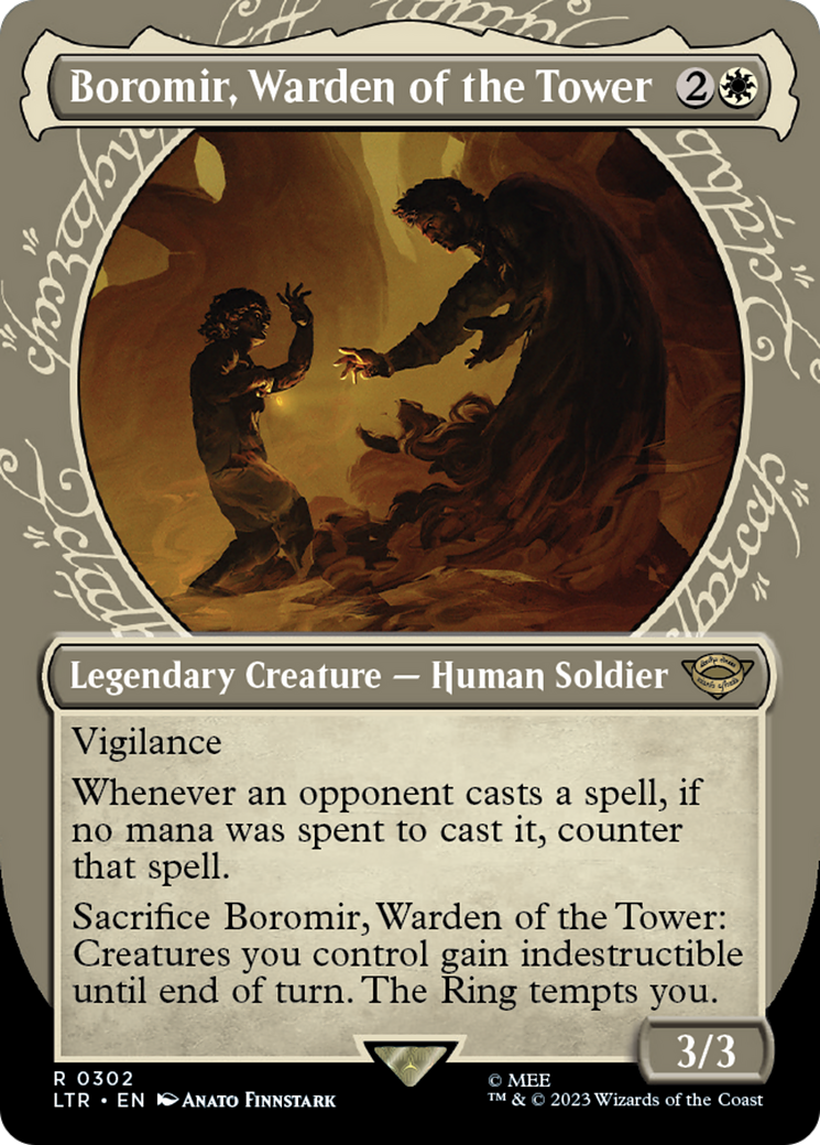 Boromir, Warden of the Tower (Showcase Ring Frame) [The Lord of the Rings: Tales of Middle-Earth] | Odin's Place