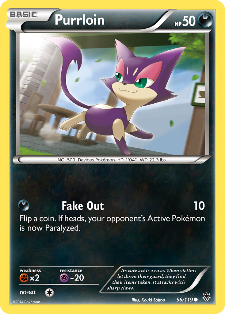 Purrloin (56/119) [XY: Phantom Forces] | Odin's Place
