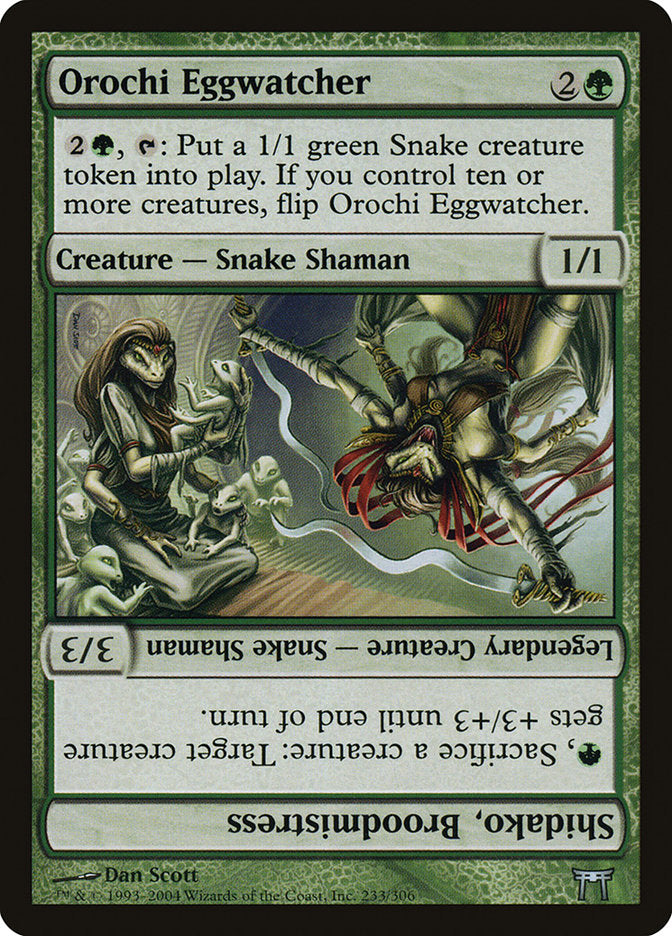Orochi Eggwatcher // Shidako, Broodmistress (233) [Champions of Kamigawa] | Odin's Place