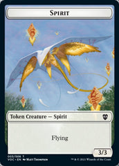 Spirit (003) // Thopter Double-Sided Token [Innistrad: Crimson Vow Commander Tokens] | Odin's Place