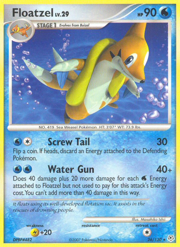 Floatzel (26/130) [Diamond & Pearl: Base Set] | Odin's Place