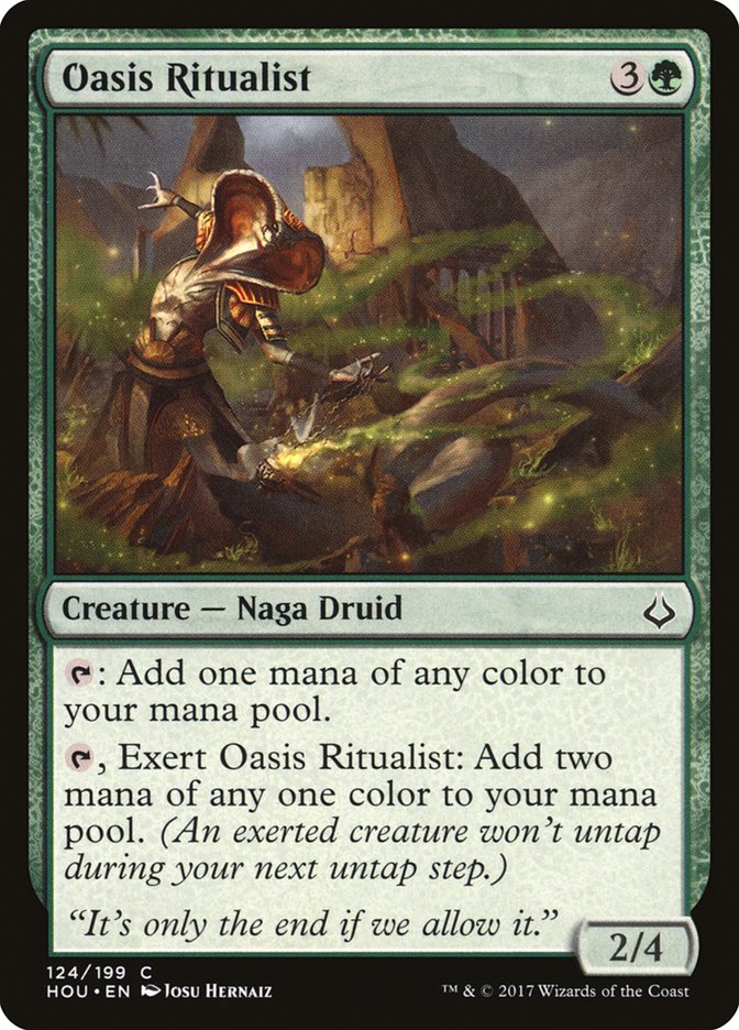 Oasis Ritualist (124) [Hour of Devastation] | Odin's Place