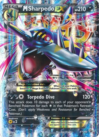 M Sharpedo EX (XY200) (Jumbo Card) [XY: Black Star Promos] | Odin's Place