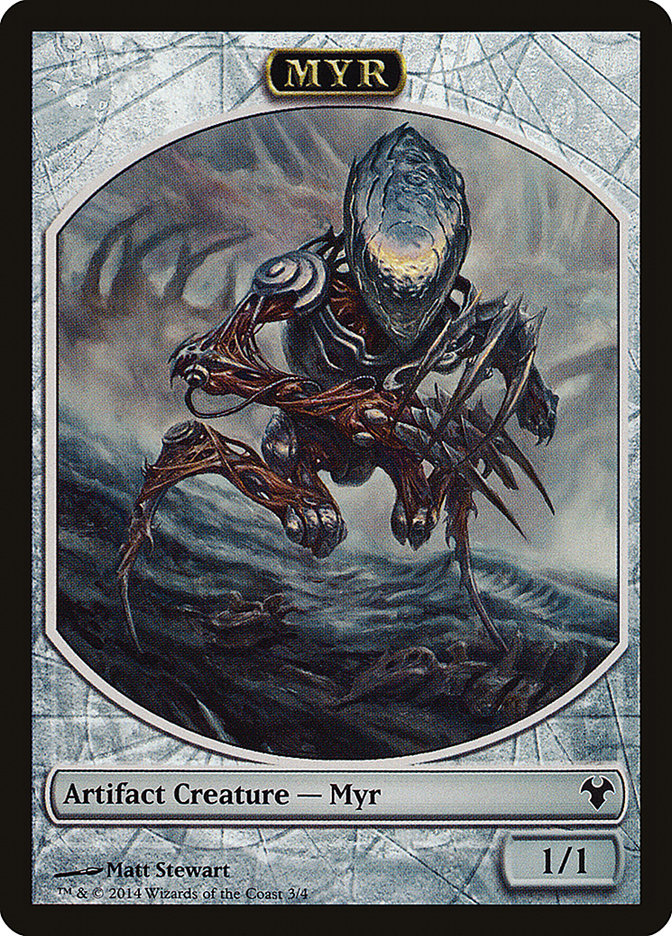 Myr // Spirit Double-Sided Token (3) [Modern Event Deck 2014 Tokens] | Odin's Place