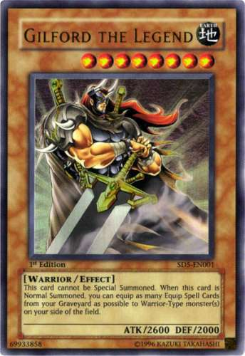 Gilford the Legend [SD5-EN001] Ultra Rare | Odin's Place