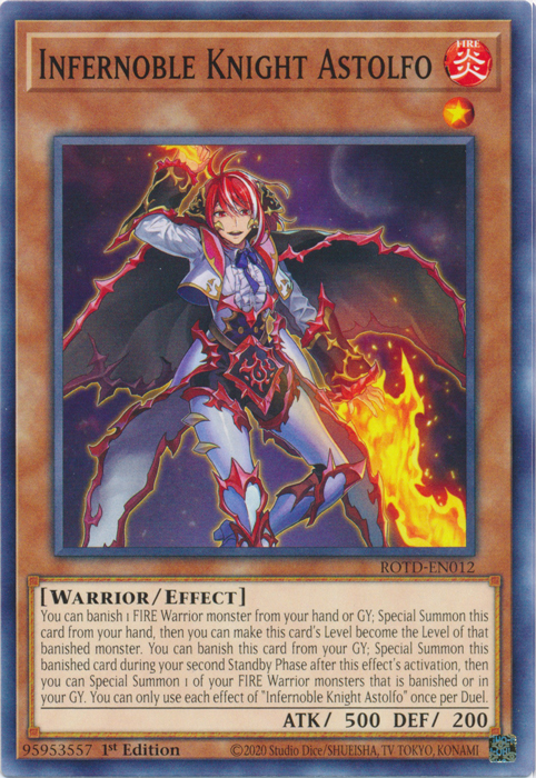 Infernoble Knight Astolfo [ROTD-EN012] Common | Odin's Place