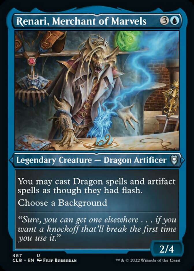 Renari, Merchant of Marvels (Foil Etched) [Commander Legends: Battle for Baldur's Gate] | Odin's Place