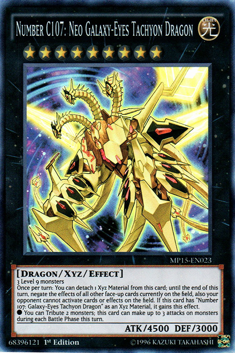Number C107: Neo Galaxy-Eyes Tachyon Dragon [MP15-EN023] Super Rare | Odin's Place