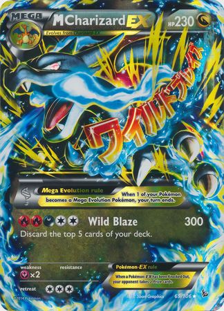 M Charizard EX (69/106) (Jumbo Card) [XY: Flashfire] | Odin's Place