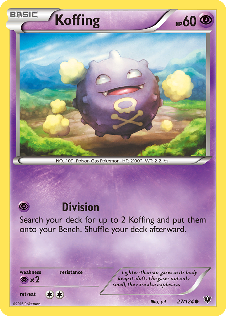 Koffing (27/124) [XY: Fates Collide] | Odin's Place