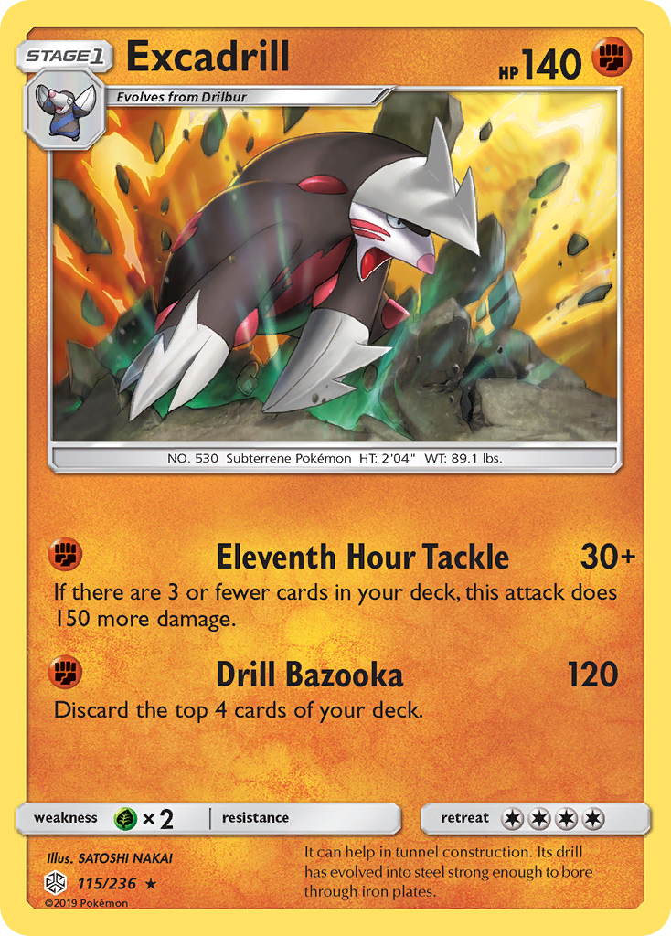 Excadrill (115/236) [Sun & Moon: Cosmic Eclipse] | Odin's Place