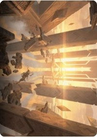 Skyclave Basilica Art Card [Zendikar Rising Art Series] | Odin's Place
