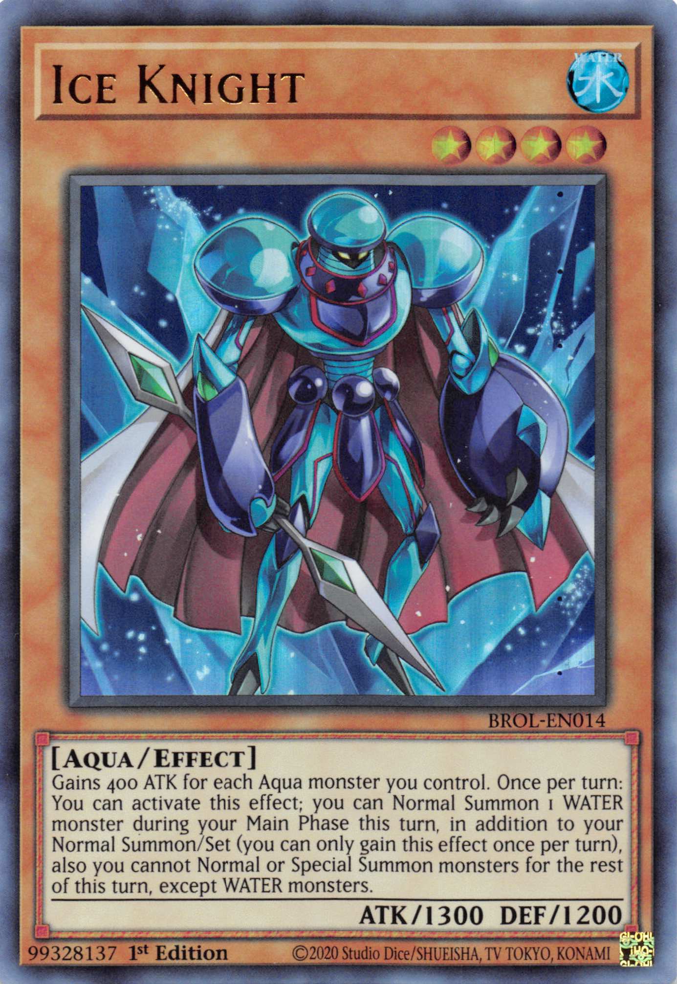 Ice Knight [BROL-EN014] Ultra Rare | Odin's Place
