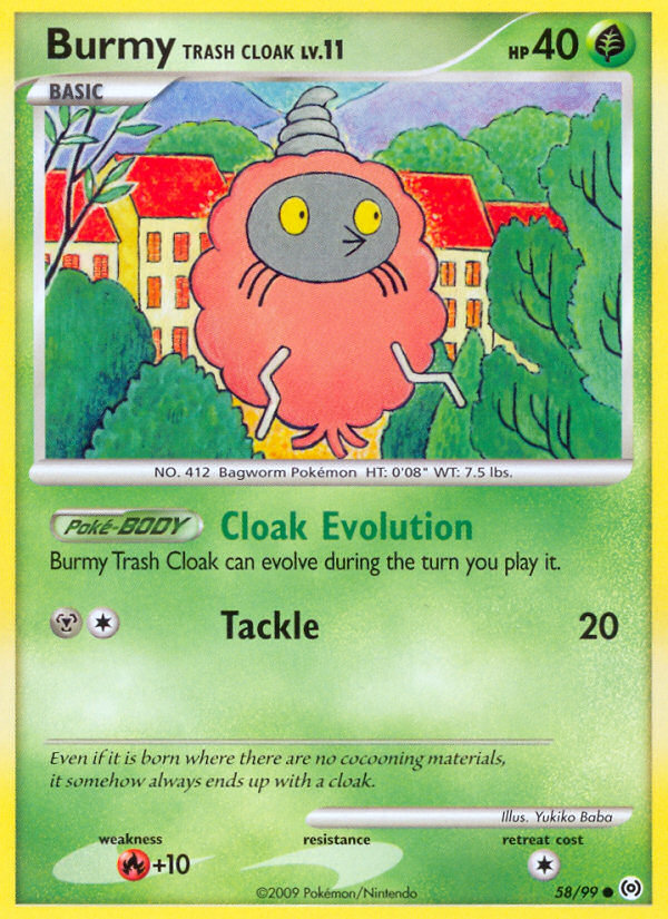 Burmy Trash Cloak (58/99) [Platinum: Arceus] | Odin's Place