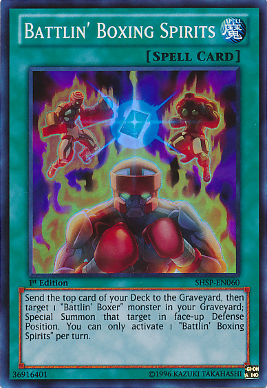 Battlin' Boxing Spirits [SHSP-EN060] Super Rare | Odin's Place