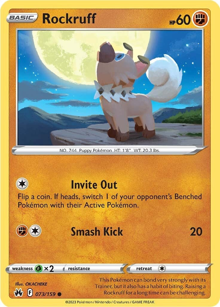 Rockruff (073/159) [Sword & Shield: Crown Zenith] | Odin's Place