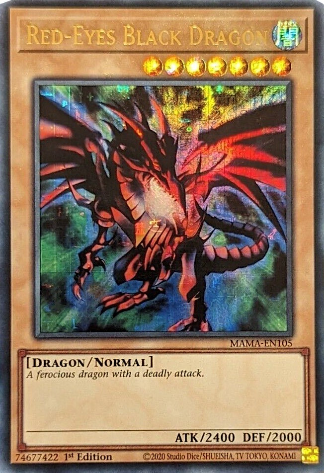 Red-Eyes Black Dragon [MAMA-EN105] Ultra Pharaoh's Rare | Odin's Place