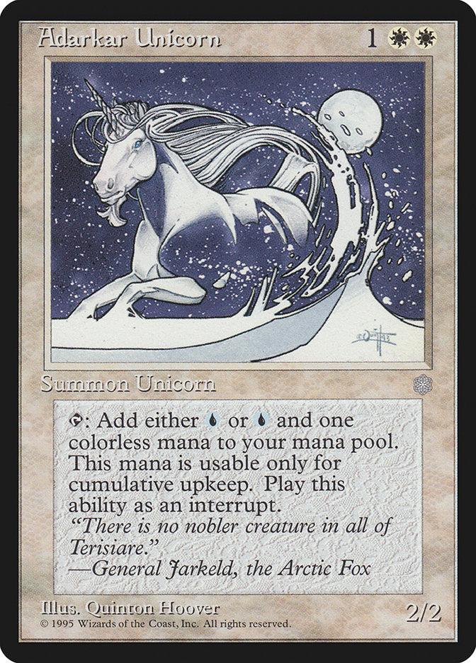 Adarkar Unicorn (1) [Ice Age] | Odin's Place