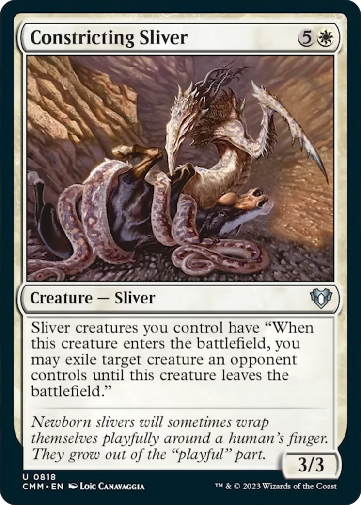 Constricting Sliver [Commander Masters] | Odin's Place