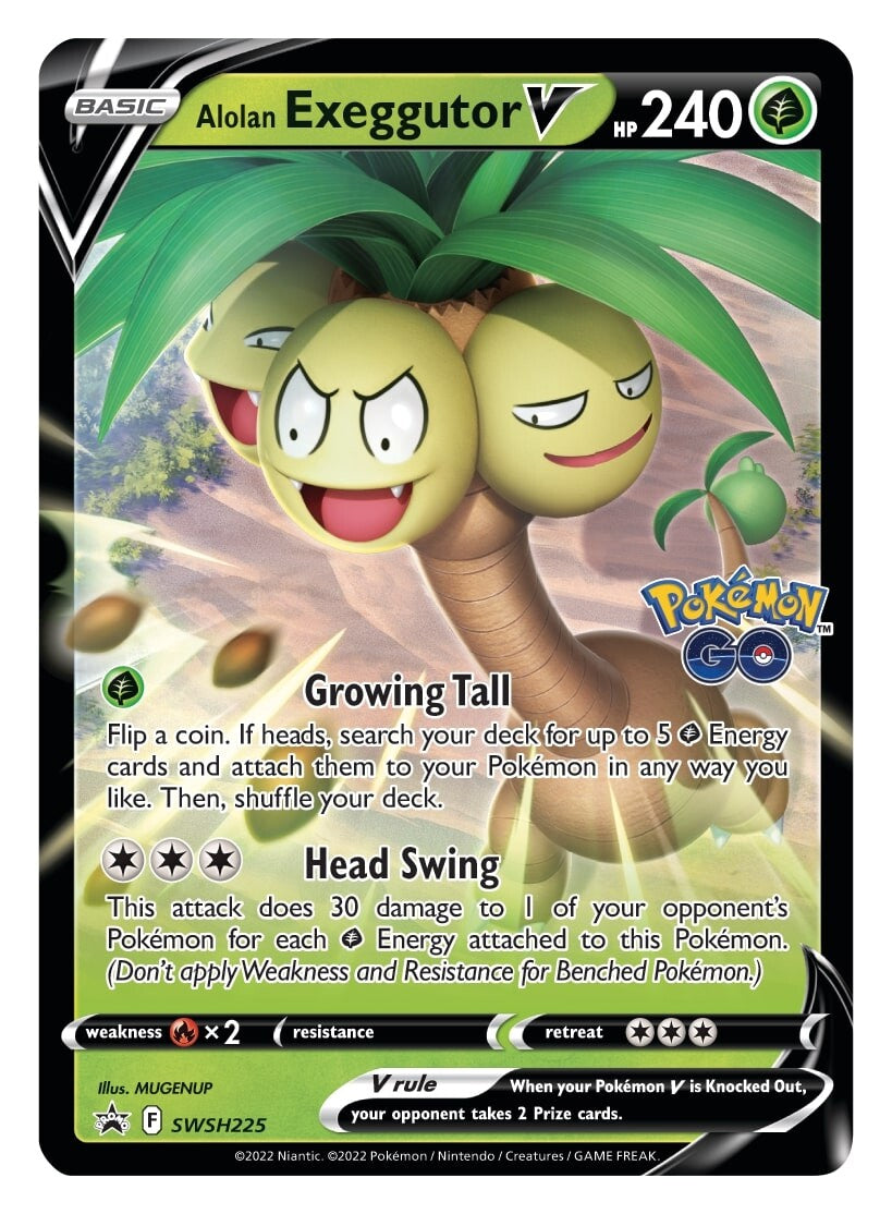 Alolan Exeggutor V (SWSH225) [Sword & Shield: Black Star Promos] | Odin's Place