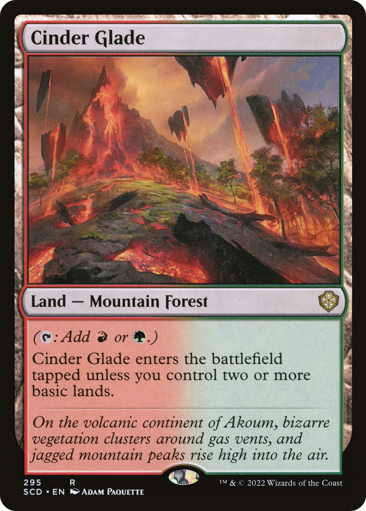 Cinder Glade [Starter Commander Decks] | Odin's Place