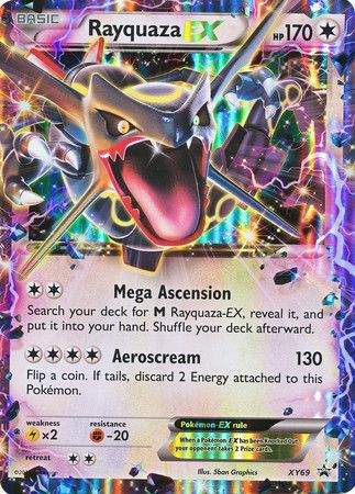 Rayquaza EX (XY69) (Jumbo Card) [XY: Black Star Promos] | Odin's Place