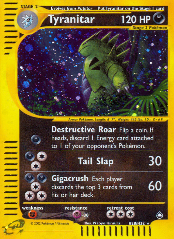 Tyranitar (H28/H32) [Aquapolis] | Odin's Place