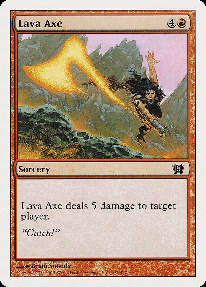 Lava Axe (197) [Eighth Edition] | Odin's Place