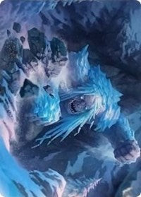 Icehide Troll Art Card [Kaldheim Art Series] | Odin's Place