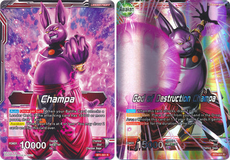 Champa // God of Destruction Champa (BT1-001) [Galactic Battle] | Odin's Place
