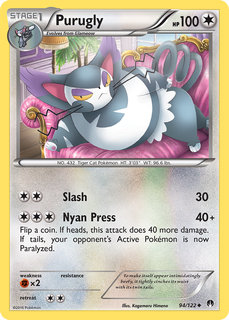 Purugly (94/122) [XY: BREAKpoint] | Odin's Place