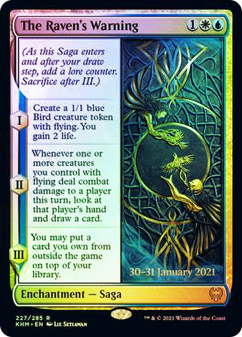 The Raven's Warning [Kaldheim Prerelease Promos] | Odin's Place