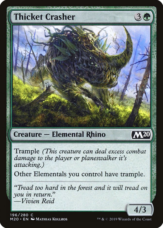 Thicket Crasher [Core Set 2020] | Odin's Place