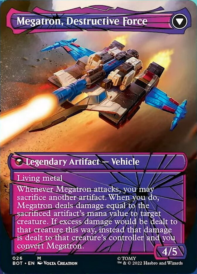 Megatron, Tyrant // Megatron, Destructive Force (Shattered Glass) [Transformers] | Odin's Place