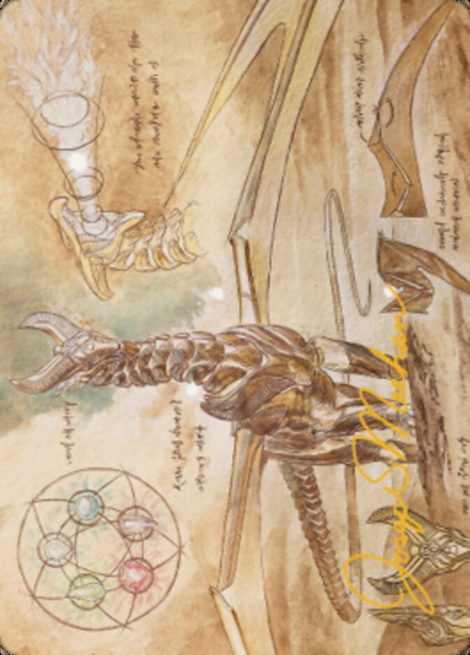 Ramos, Dragon Engine Art Card (Gold-Stamped Signature) [The Brothers' War Art Series] | Odin's Place